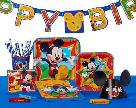 mickey 1st birthday party supplies|walmart mickey mouse birthday supplies.